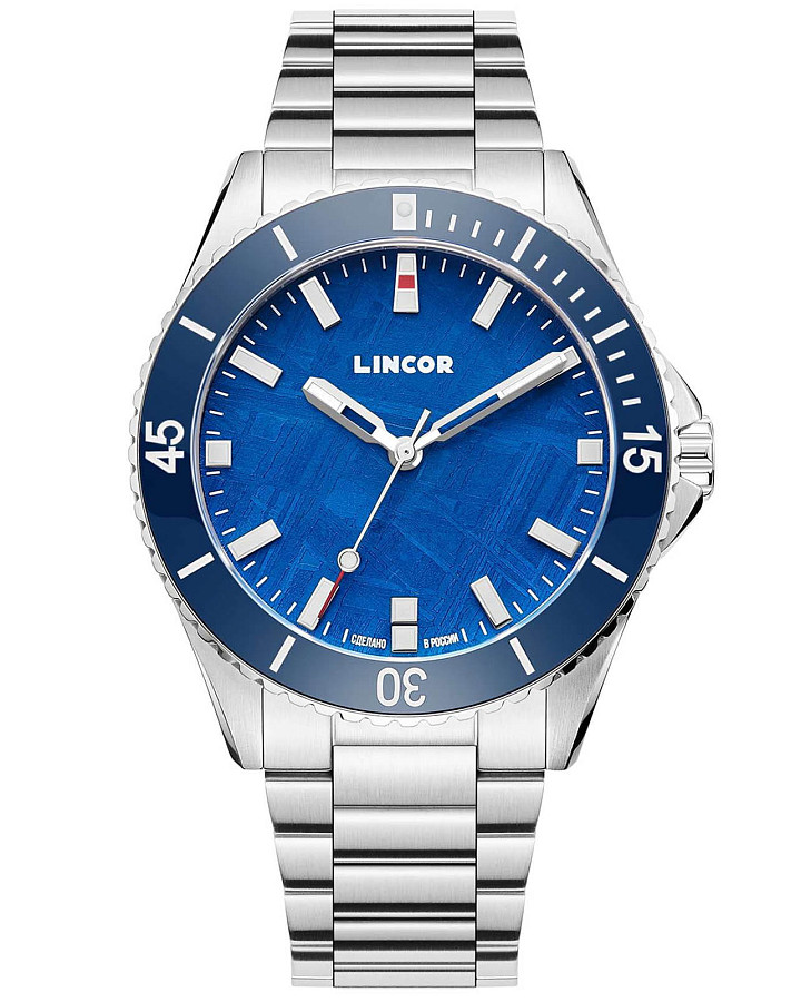 Часы Lincor Cosmos Метеорит 4095BM-1 — мужские, синий