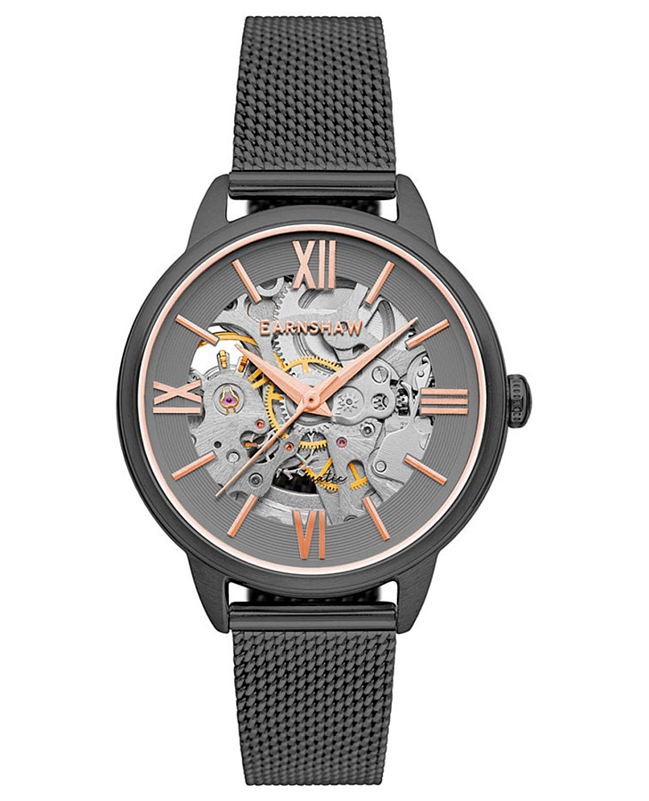 Часы Earnshaw Anning ES-8152-88 — женские, серый