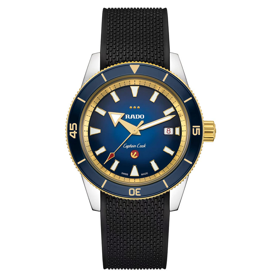 Часы Rado Captain Cook X European Cricket Special Edition R32138208 — сталь металл, Швейцария