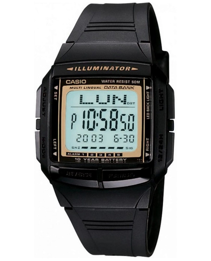 Часы Casio DB-36-9AVDF (DB-36-9A) — мужские, серый