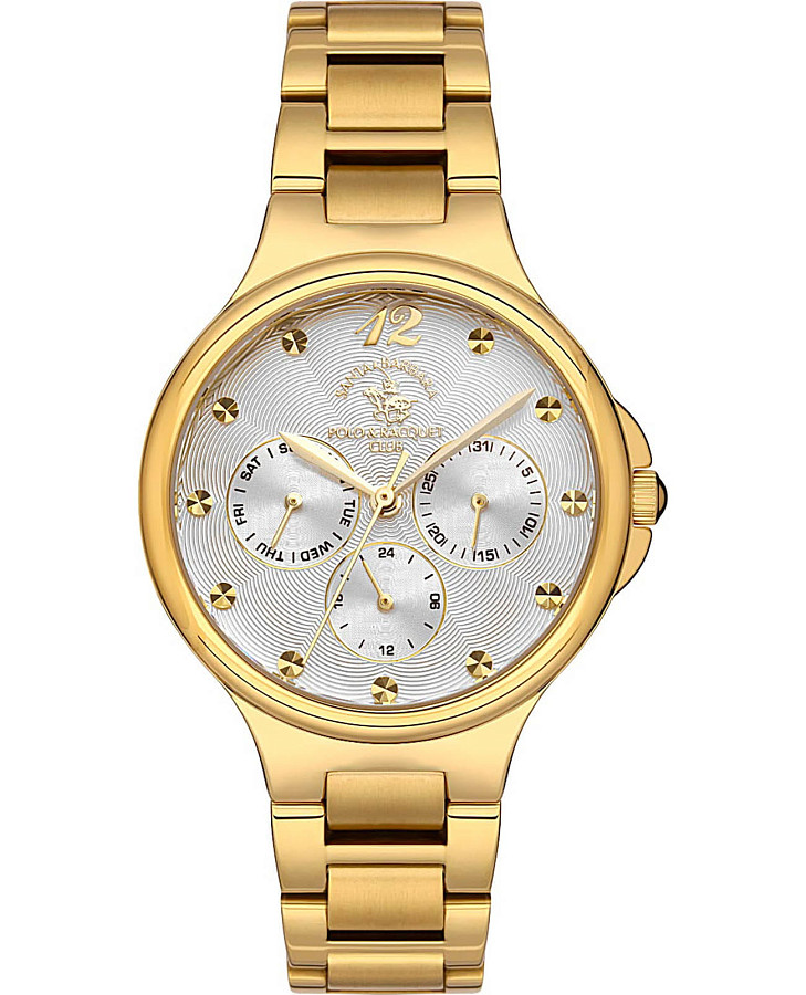Часы Santa Barbara Polo & Racquet Club Unique SB.1.10506-2 — женские, серебристый