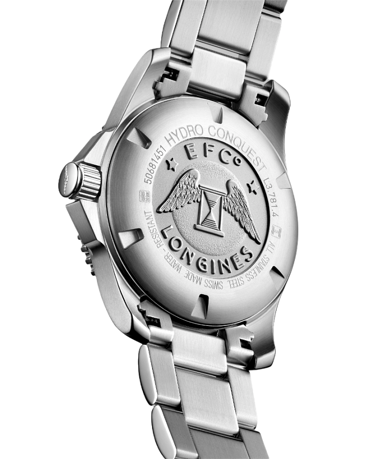 Часы Longines HydroConquest L3.781.4.96.6 — синий, металл сталь