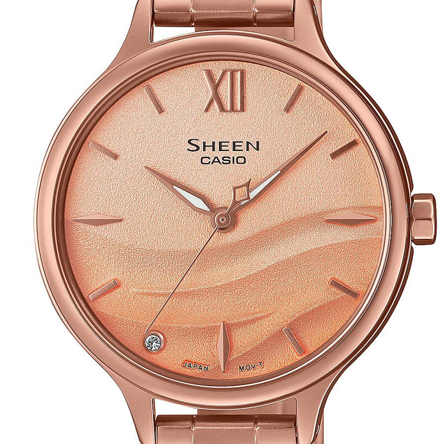 Часы Casio Sheen SHE-4550PG-4A — Япония, кварцевые