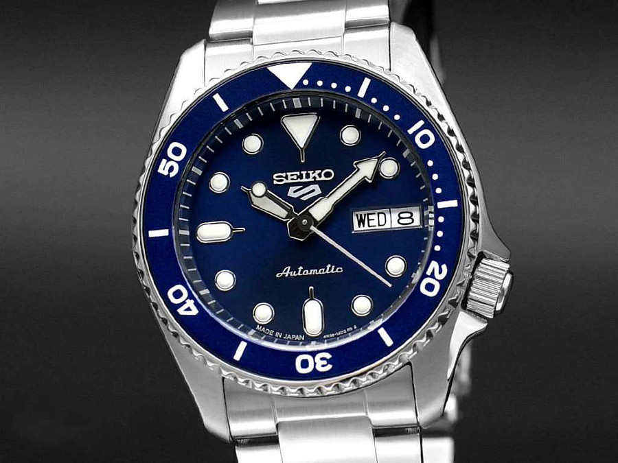 Часы Seiko 5 Sports SRPL77K1 — механические, металл сталь