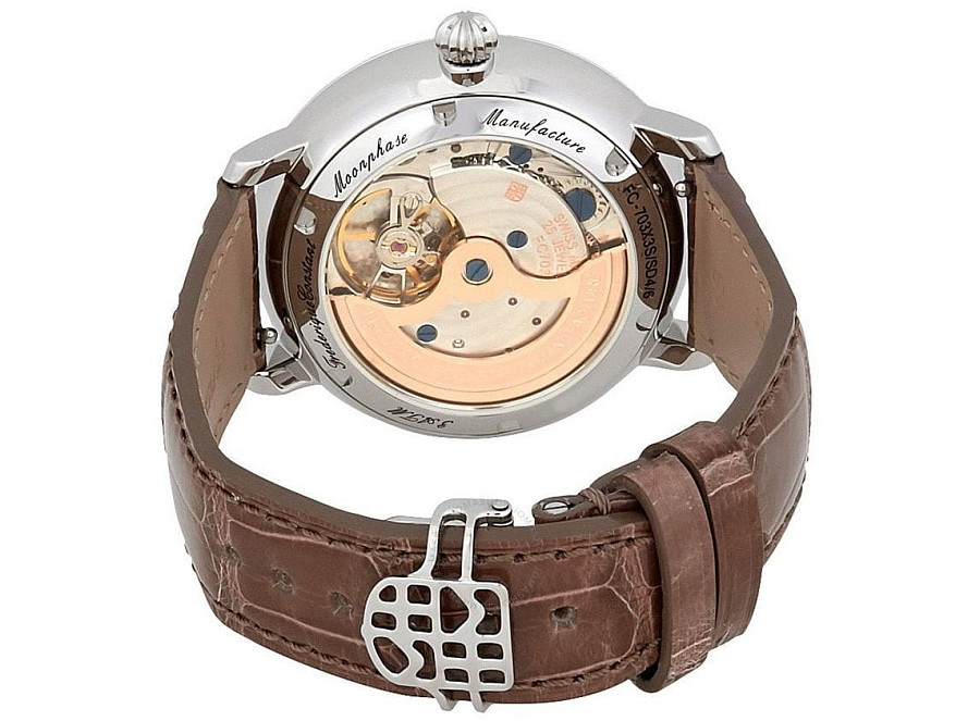Часы Frederique Constant Slimline Moonphase Manufacture FC-703SD3SD6 — кожаный, женские