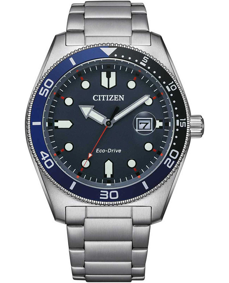 Часы Citizen Eco-Drive AW1761-89L — мужские, синий