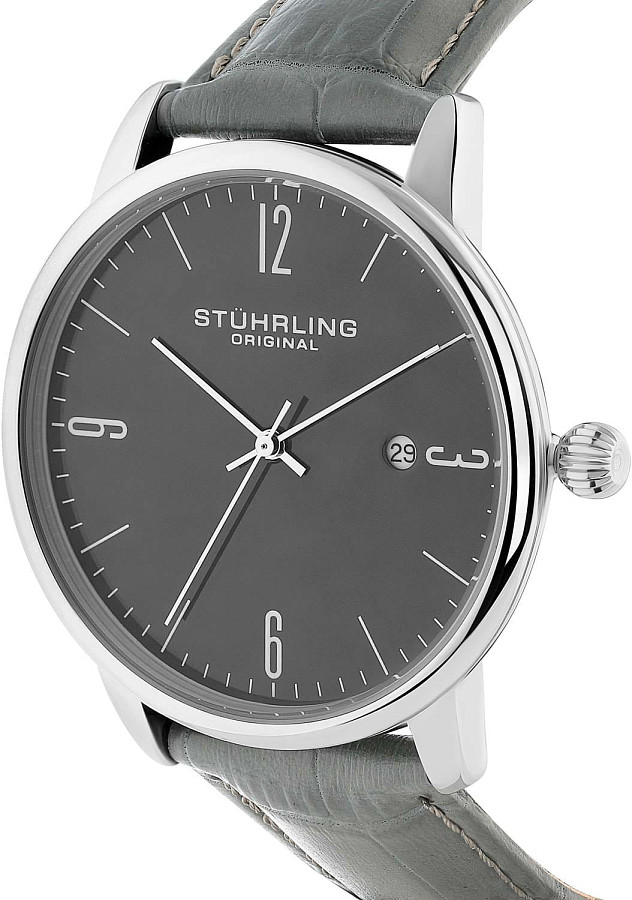 Часы Stuhrling Symphony 3997A.4 — кварцевые, сталь металл