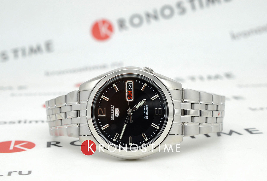 Часы Seiko 5 SNK393K1 — механические, металл сталь
