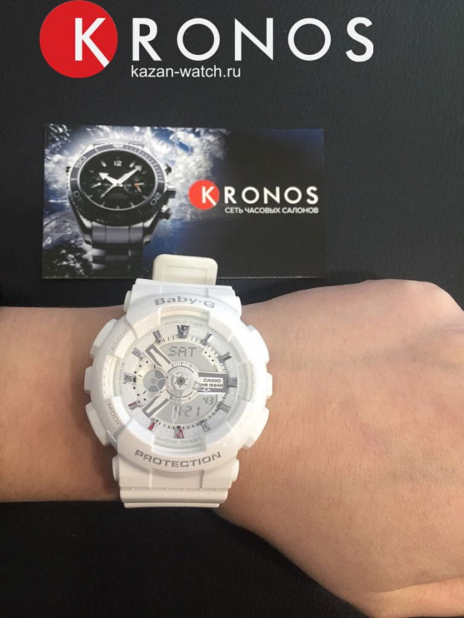 Часы Casio Baby-G BA-110-7A3 — пластик, пластик