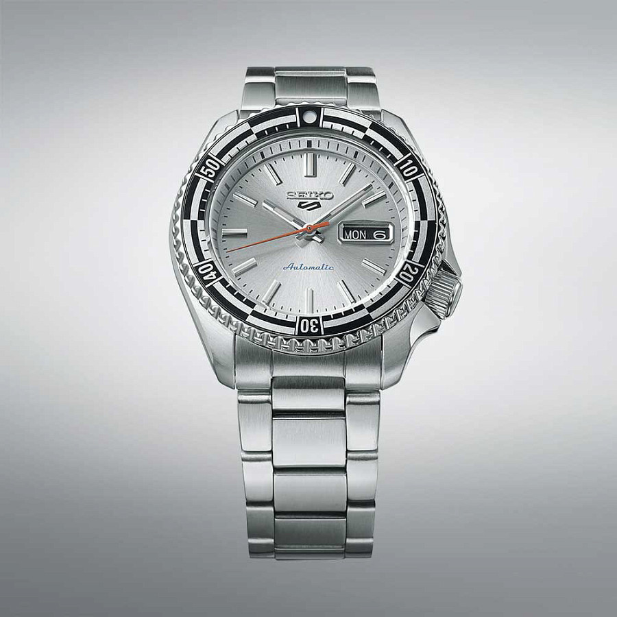 Часы Seiko 5 Sports SRPK09K1 — мужские, серебристый
