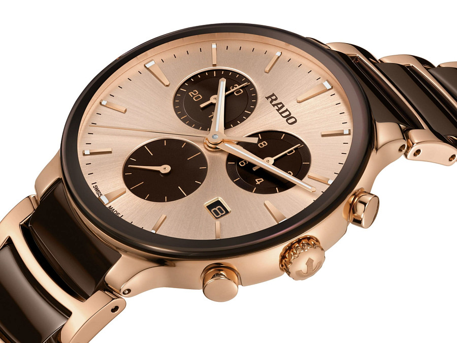 Часы Rado Centrix Chronograph R30212402 — кварцевые, металл сталь
