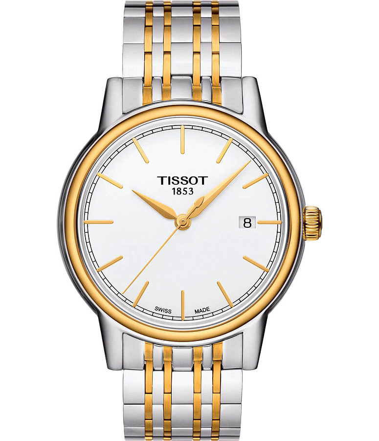 Часы Tissot Carson T085.410.22.011.00 — мужские, белый