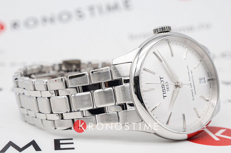 Часы Tissot Chemin des Tourelles Powermatic 80 T139.207.11.031.00 — сталь металл, Швейцария