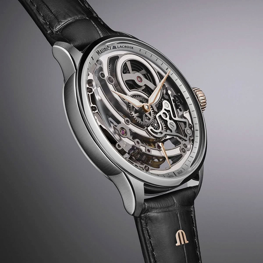 Часы Maurice Lacroix 1975 Master Skeleton 758108-S1S12-002-3 — артикул 758108-S1S12-002-3