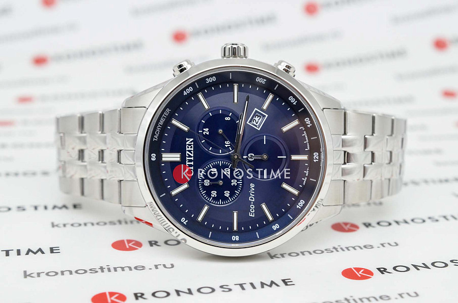 Часы Citizen Eco-Drive AT2570-56L — кварцевые, сталь металл