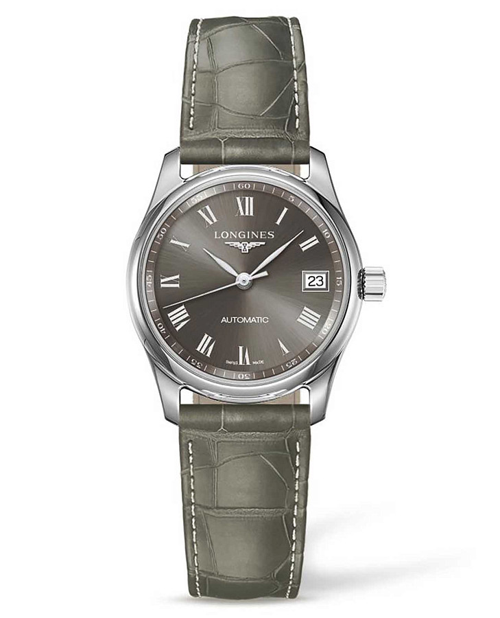 Часы Longines Master Collection L2.257.4.71.3 — женские, коричневый