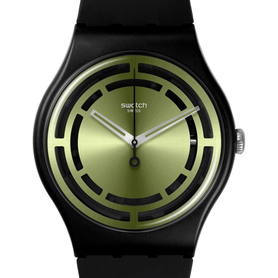 Часы Swatch New Gent Bioceramic Standard SO32B117 — кварцевые, биокерамика