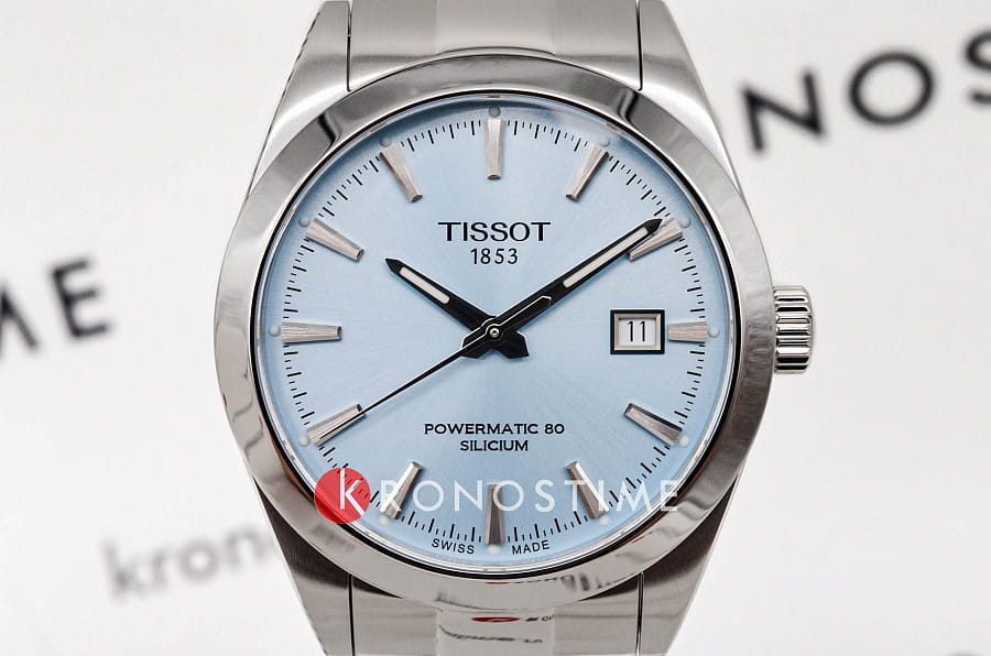 Часы Tissot Gentleman Powermatic 80 Silicium T127.407.11.351.00 — Швейцария, механические