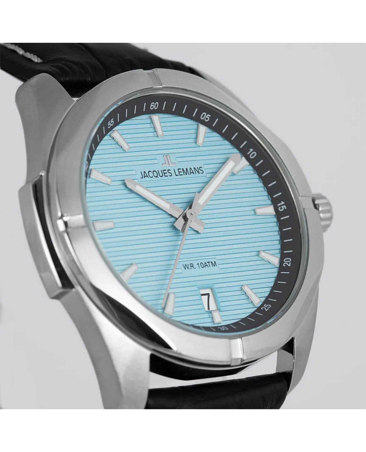 Часы Jacques Lemans Melbourne 1-2176D — кожаный, мужские
