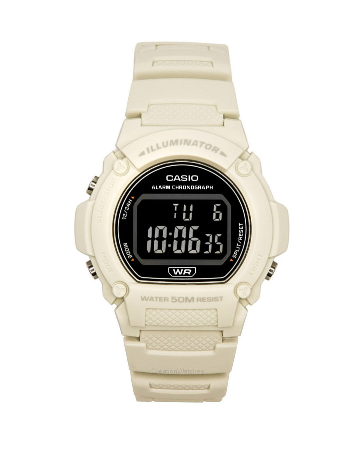 Часы Casio Collection W-219HC-8B — пластик, Япония