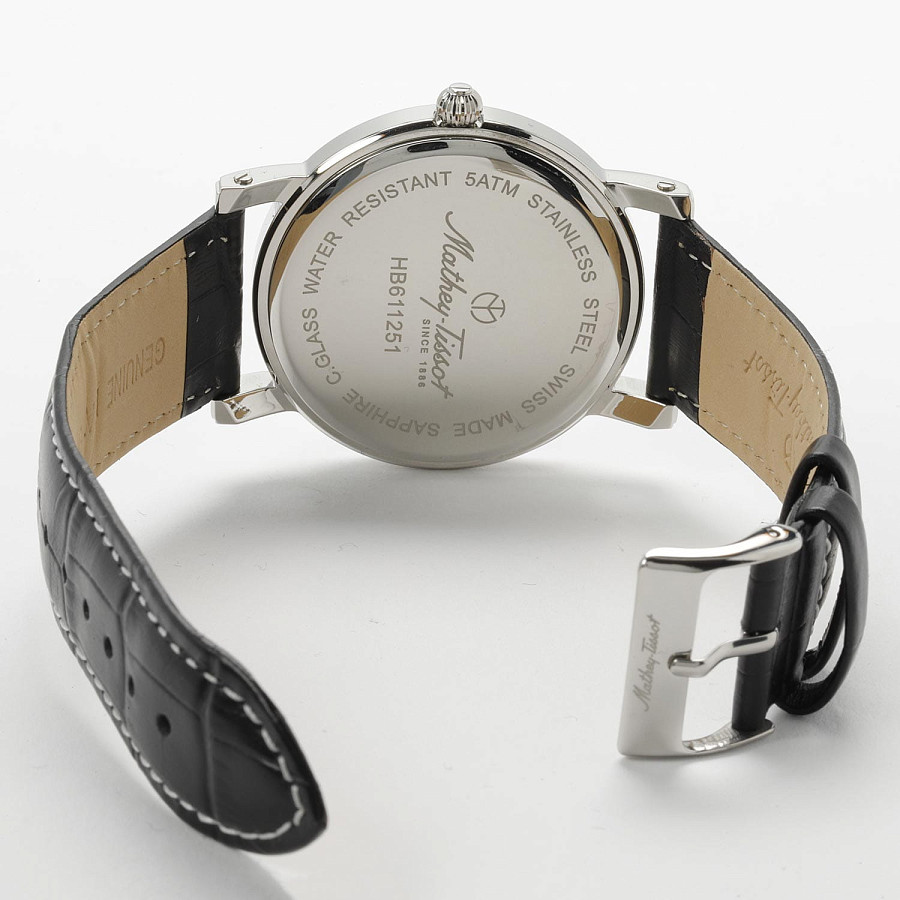 Часы Mathey-Tissot City Leather HB611251ABR — Швейцария, кварцевые