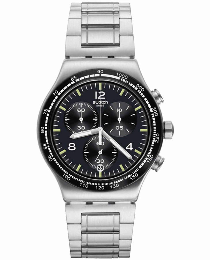 Часы Swatch I New Chrono YVS444GC — женские, черный