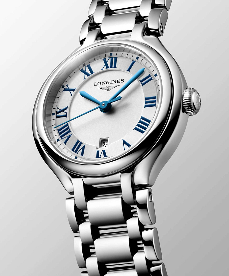 Часы Longines PrimaLuna L8.142.4.71.6 — кварцевые, сталь металл