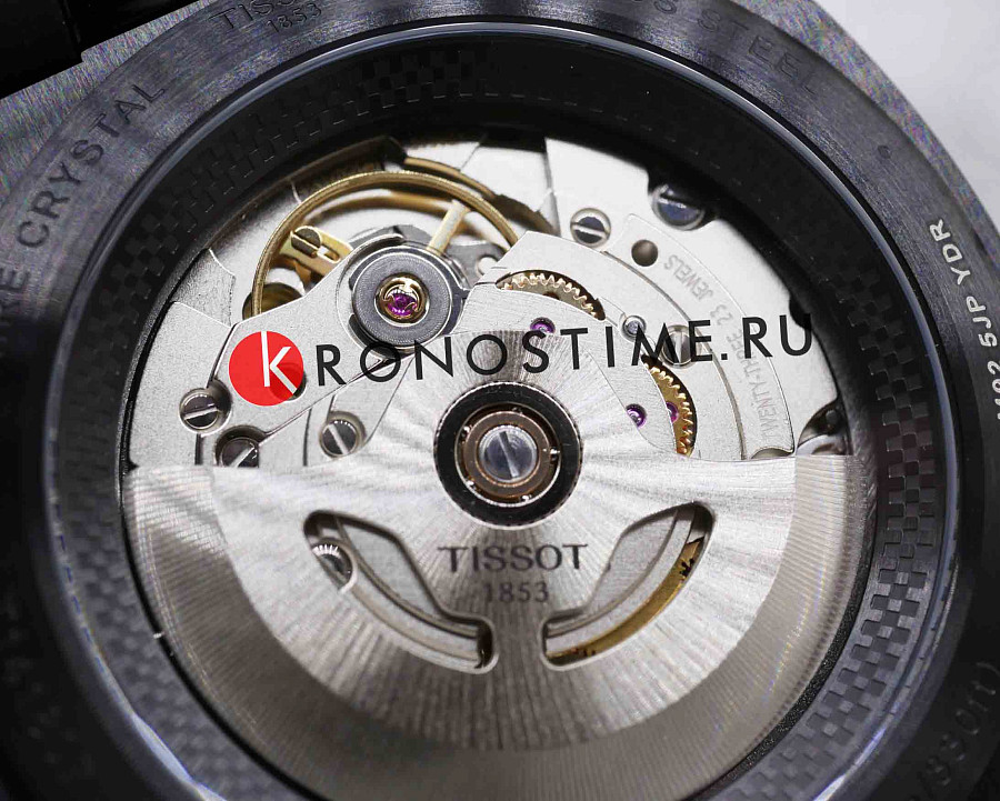 Часы Tissot T-Race Powermatic 80 T141.807.37.057.00 — мужские, силикон