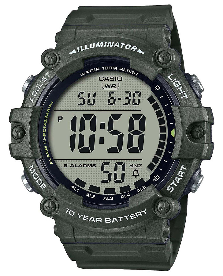 Часы Casio Collection AE-1500WHX-3AVDF (AE-1500WHX-3A) — мужские