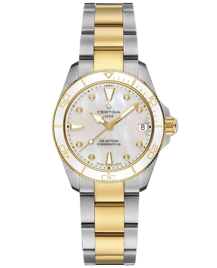 Часы Certina DS Action Lady C032.007.22.116.00 — женские, перламутровый