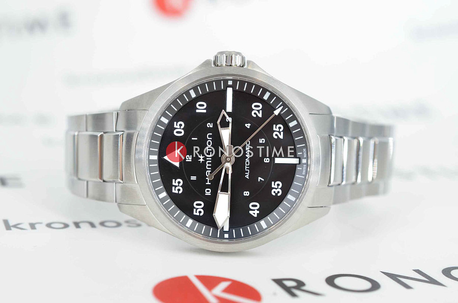 Часы Hamilton Khaki Aviation Pilot Auto H76305130 — сталь, Швейцария
