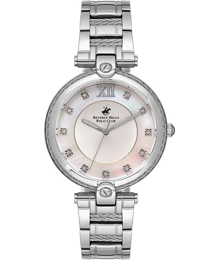 Часы Beverly Hills Polo Club BP3585X.320 — женские, перламутровый