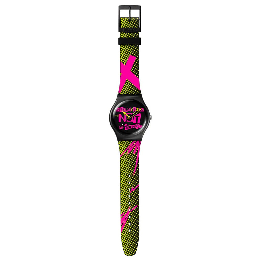 Часы Swatch Distort Mode SO32B121 — силикон, женские