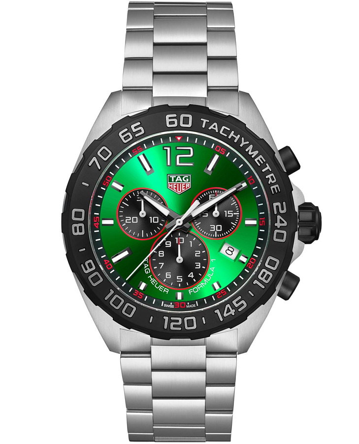 Часы TAG Heuer Formula 1 CAZ101AP.BA0842 — мужские, зеленый