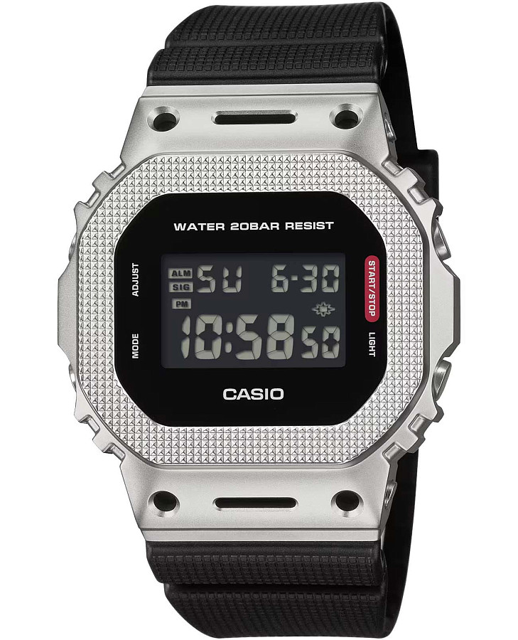 Часы Casio G-Shock Modern Industrial GM-5600M-1 — мужские, черный