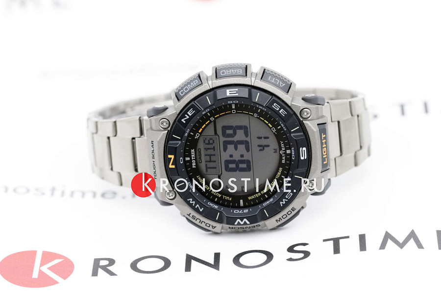Часы Casio Pro Trek PRG-340T-7ER — пластик, мужские, Япония