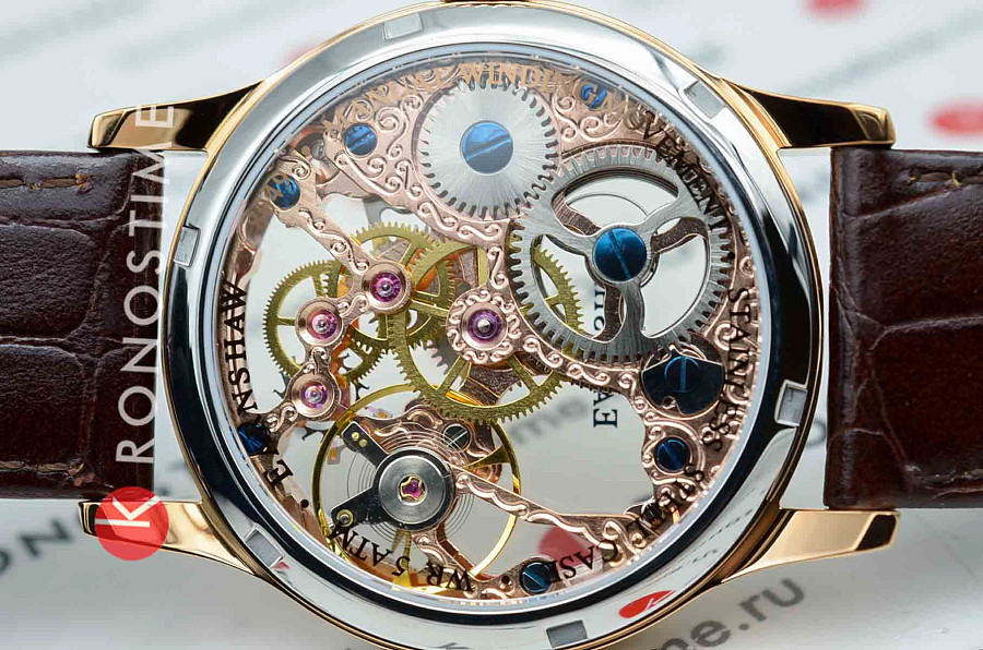 Часы Earnshaw ES-8049-03 — мужские, кожаный