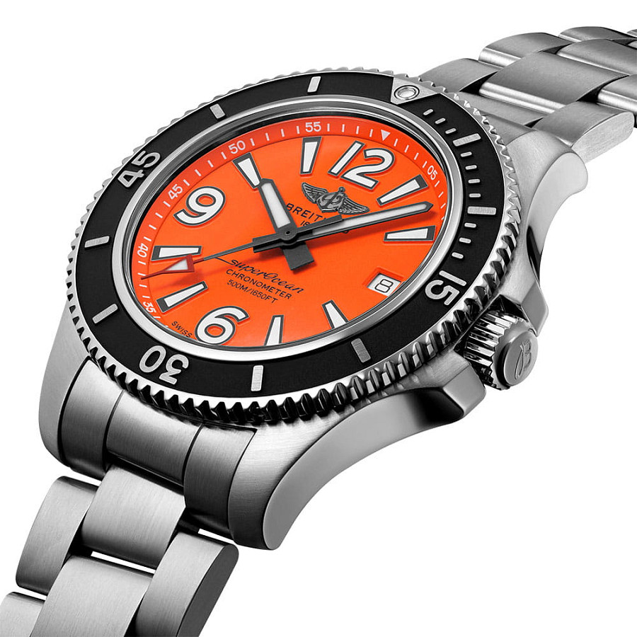 Часы Breitling Superocean Automatic 42 A17366D71O1A1 — механические, сталь металл