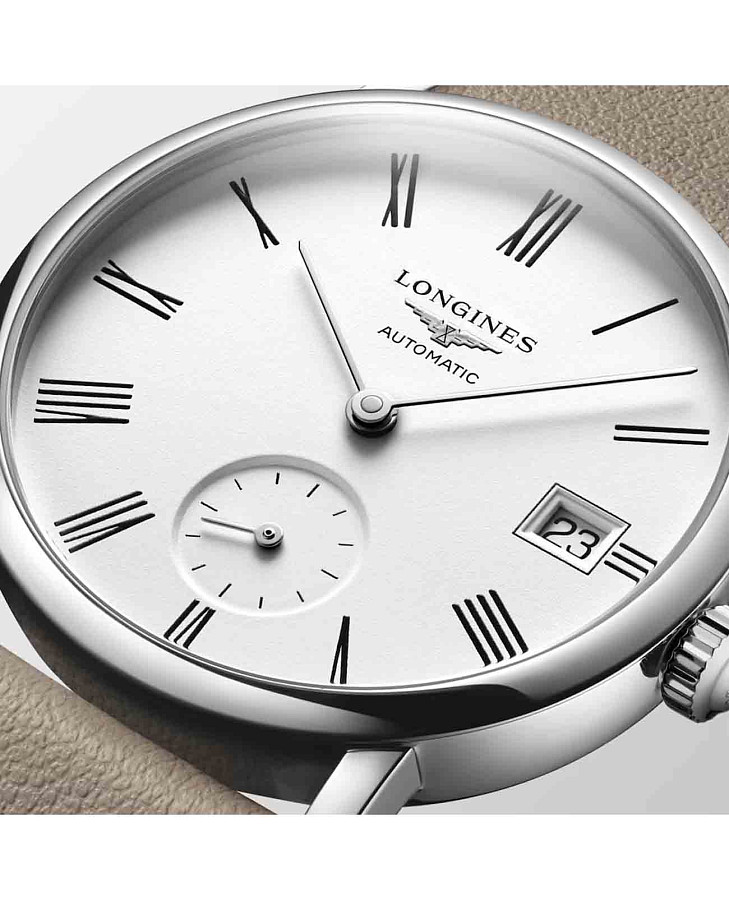 Часы Longines Elegant Collection L4.312.4.11.2 — механические, металл сталь