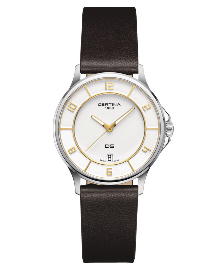 Часы Certina DS-6 Lady C039.251.17.017.01 — женские, белый