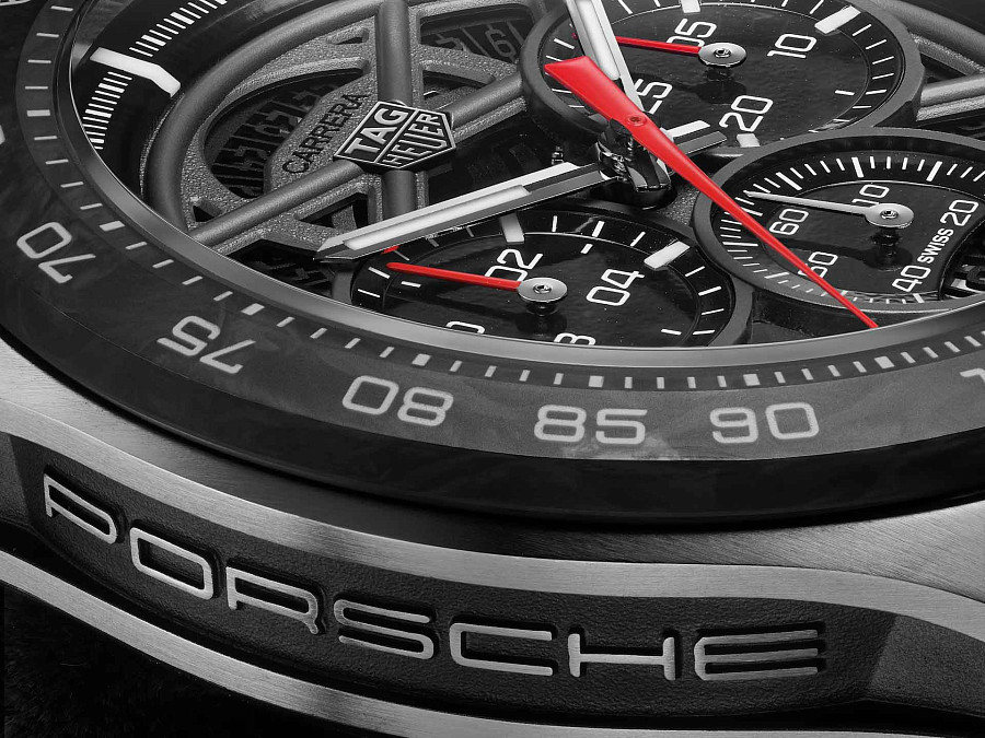 Часы TAG Heuer Carrera Chronograph X Porsche 963 Limited Edition CBU2010.FT6267 — механические, металл сталь