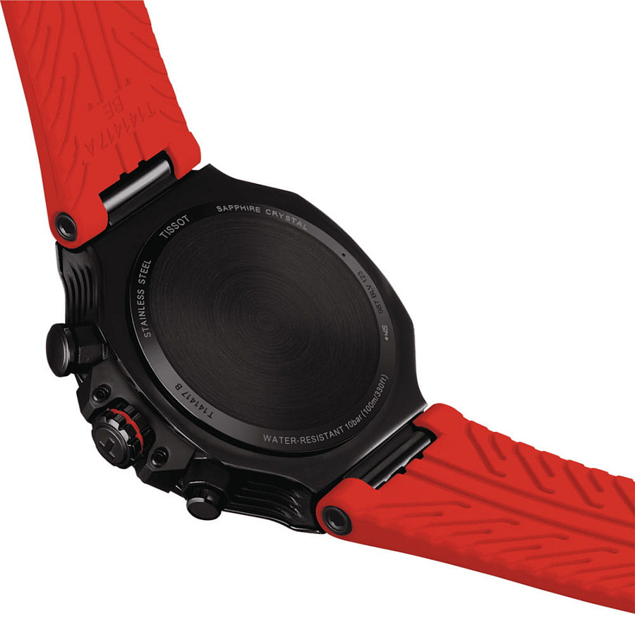 Часы Tissot T-Race Quartz Chronograph T141.417.37.061.01 — металл сталь, Швейцария