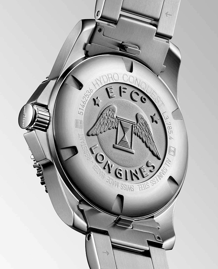 Часы Longines HydroConquest L3.785.4.06.6 — нержавеющая сталь, мужские