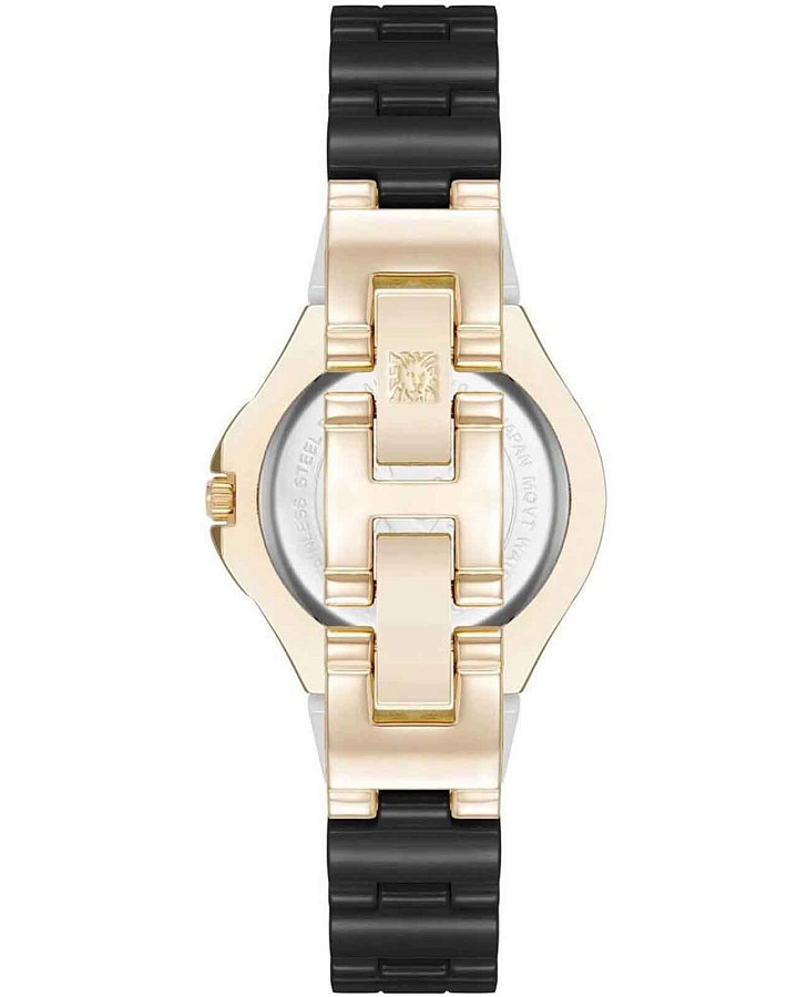 Часы Anne Klein Diamond 5112GPBK — кварцевые, металл сталь