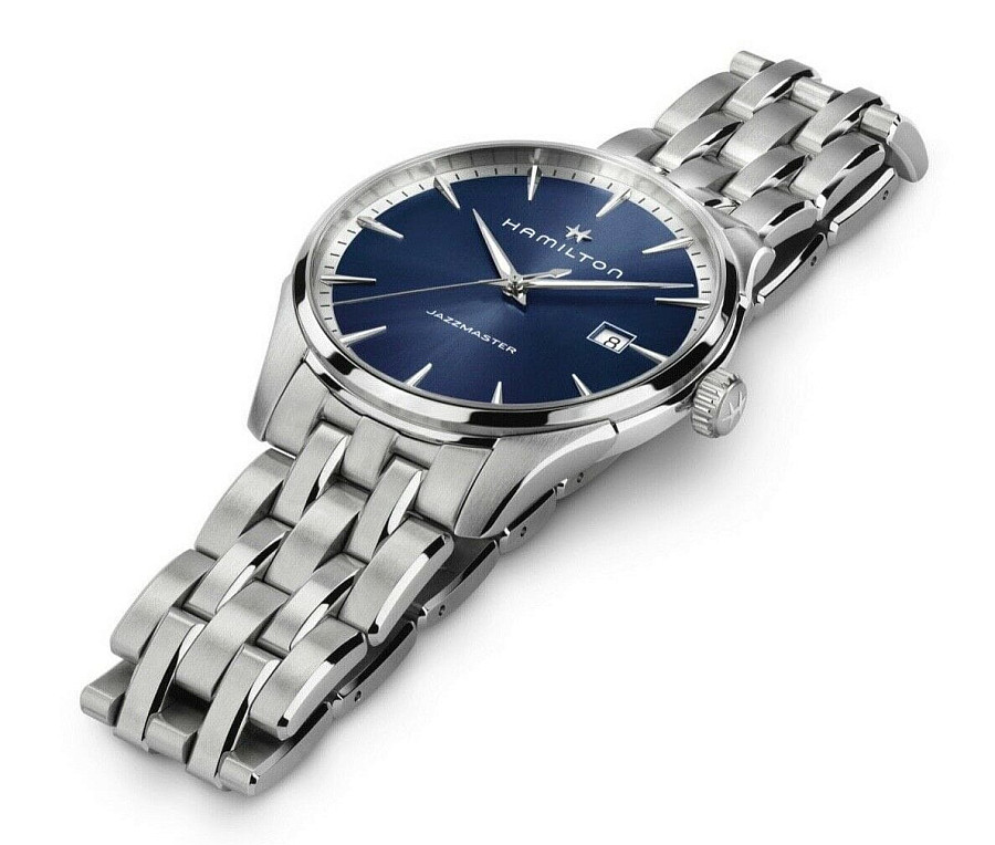 Часы Hamilton Jazzmaster Gent Quartz H32451141 — кварцевые, сталь