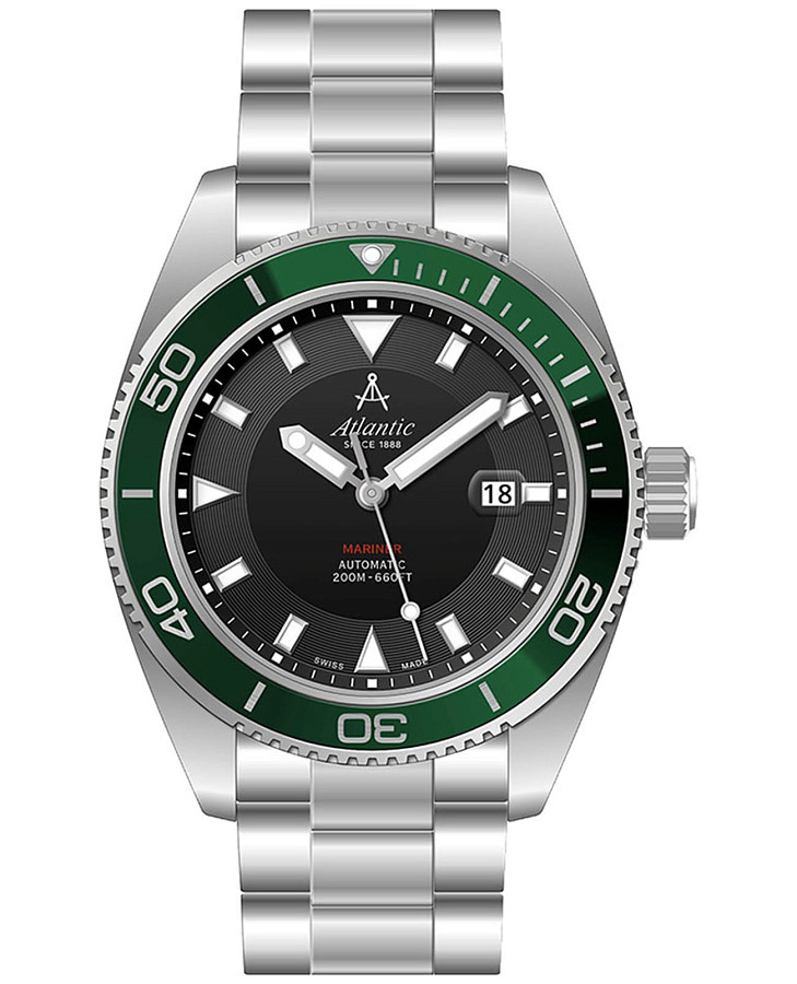 Часы Atlantic Mariner Automatic 80779.41.61 — мужские, черный