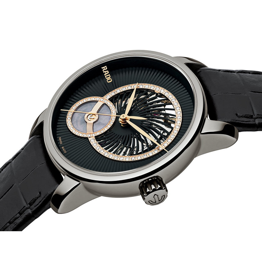 Часы Rado Diamaster Automatic Open Heart R14056955 — керамика, Швейцария