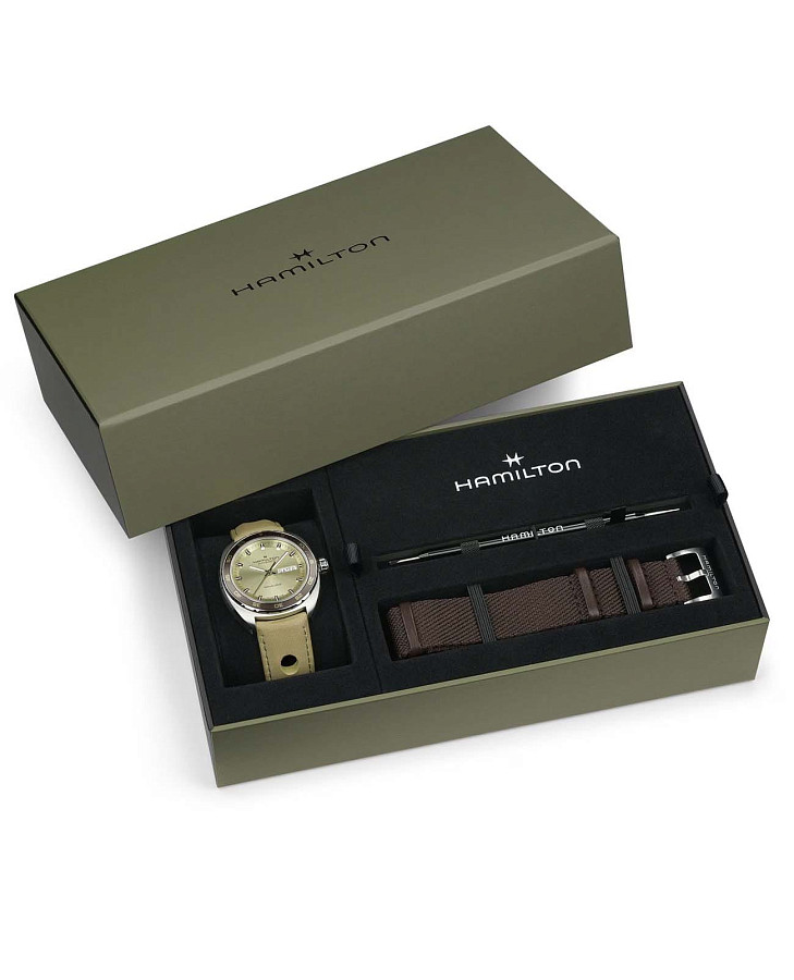Часы Hamilton American Classic Pan Europ Day Date Auto H35445860 — Швейцария, механические