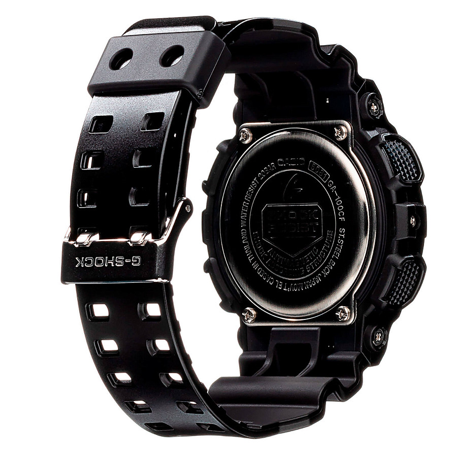 Часы Casio G-Shock GA-100CF-1A9 — пластик, мужские