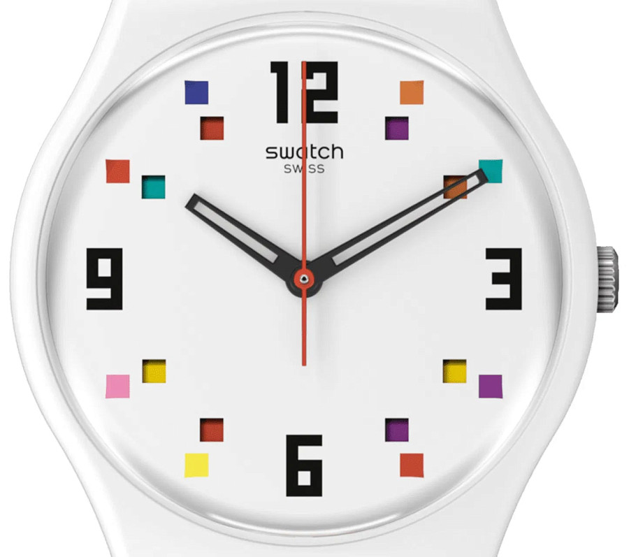 Часы Swatch Gent Biosourced Standart SO28W700 — силикон, женские